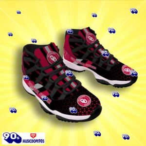 Oklahoma Sooners Football Team Air Jordan 11 Best Sneakers For Men Women Fans 1 Oklahoma Sooners Football Team Air Jordan 11 Best Sneakers For Men Women Fans