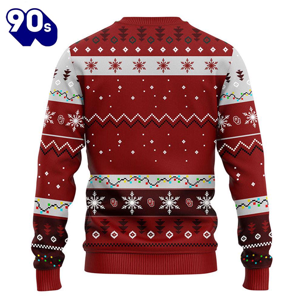 Oklahoma Sooners Hohoho Mickey Christmas Ugly Sweater Gift Christmas Oklahoma Sooners Hohoho Mickey Christmas Ugly Sweater Gift Christmas