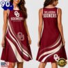 Oklahoma Sooners NCAA Team Pride Women’s Sleeveless Dress, NCAA Sleeveless Dress