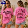 Ole Miss Rebels 2026 NCAA Pink October Breast Cancer Awareness Fan Pride Unisex T Shirt , Trending NCAA 3D Tee