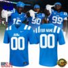 Ole Miss Rebels Custom Powder Blue Football Jersey, Viral Football Jersey