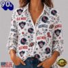 Ole Miss Rebels NCAA College Spirit Blossoms Women Casual Shirt, NCAA Women Fan Shirt
