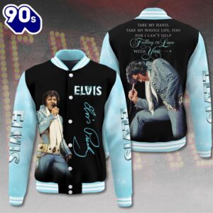 On Stage Of Elvis Presley Memories Sport Jacket, Baseball Jacket Gift Xmas
