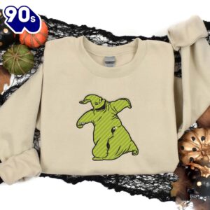 Oogie Boogie The Nightmare Before Christmas Movies Halloween Embroidered Sweatshirt Fashion Style For Man And Women