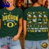 Oregon Ducks 2026 NCAA Autumn Festive Cheer T Shirt , Trending NCAA 3D Tee