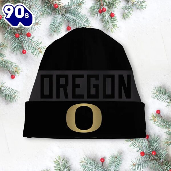 Oregon Ducks Football Beanie Hat