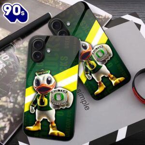 Oregon Ducks Football Phone Case 2025, 3D Accessory