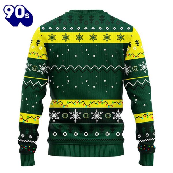 Oregon Ducks Hohoho Mickey Christmas Ugly Sweater  Gift Christmas
