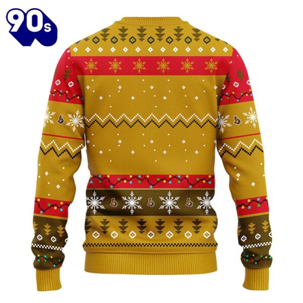 Ottawa Senators Hohoho Mickey Christmas Ugly Sweater  Gift Christmas