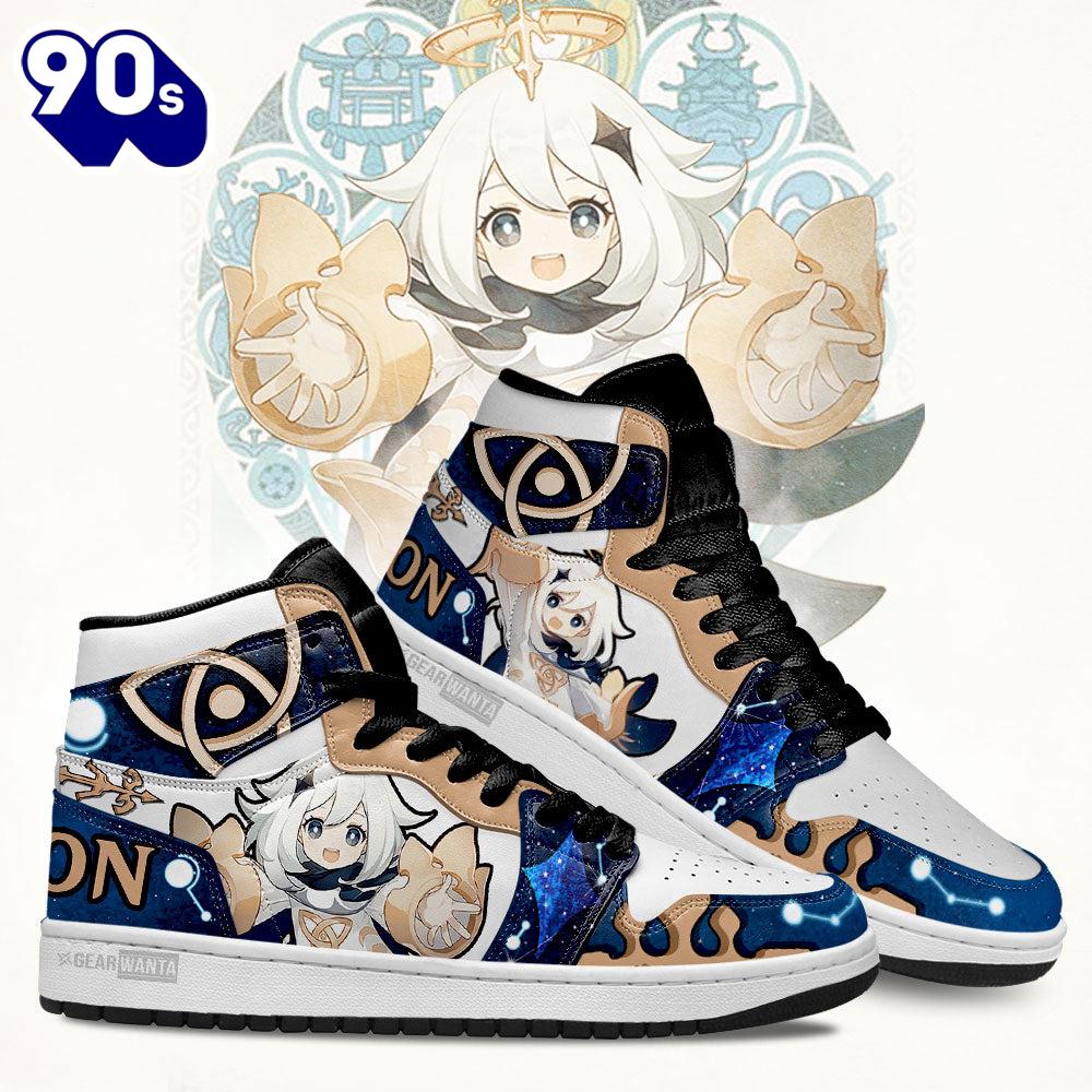 Paimon J1 Sneakers Custom For Genshin Impact Gamer Paimon J1 Sneakers Custom For Genshin Impact Gamer