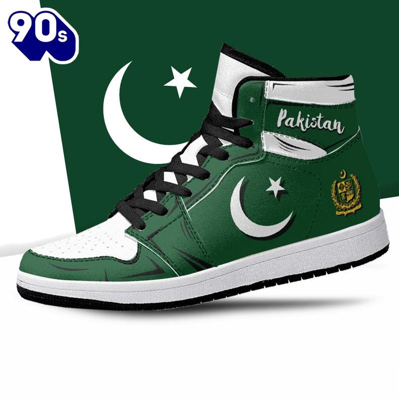 Pakistan Flag JD1 Sneakers Custom Country Pakistan Flag JD1 Sneakers Custom Country