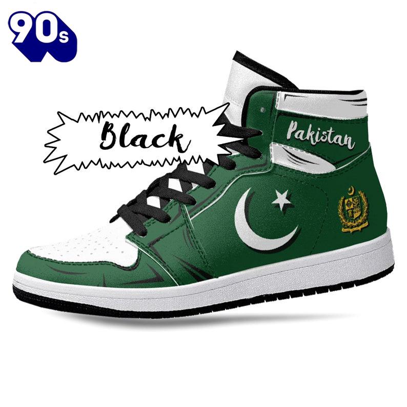 Pakistan Flag JD1 Sneakers Custom Country Pakistan Flag JD1 Sneakers Custom Country