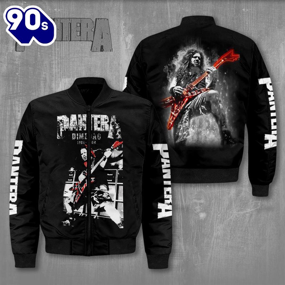 Pantera 3D Bomber Jacket For Fans For Fans Pantera 3D Bomber Jacket For Fans For Fans