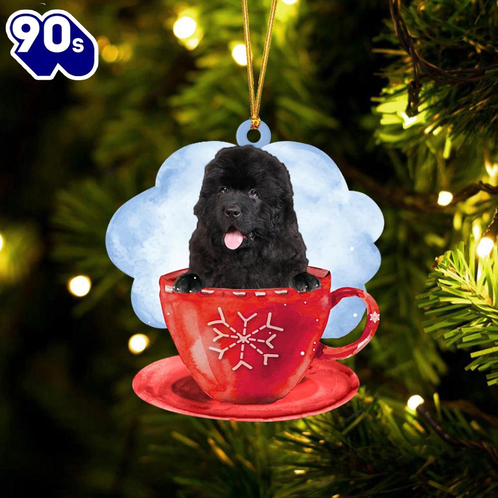 Pekingese On The Cup Christmas Ornament, Gift For Christmas Pekingese On The Cup Christmas Ornament, Gift For Christmas