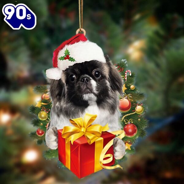 Pekingese-Dogs Give Gifts Hanging Ornament, Gift For Christmas