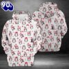 Penguin Christmas Hoodie All Over Print  , Pet Christmas 3d Shirt
