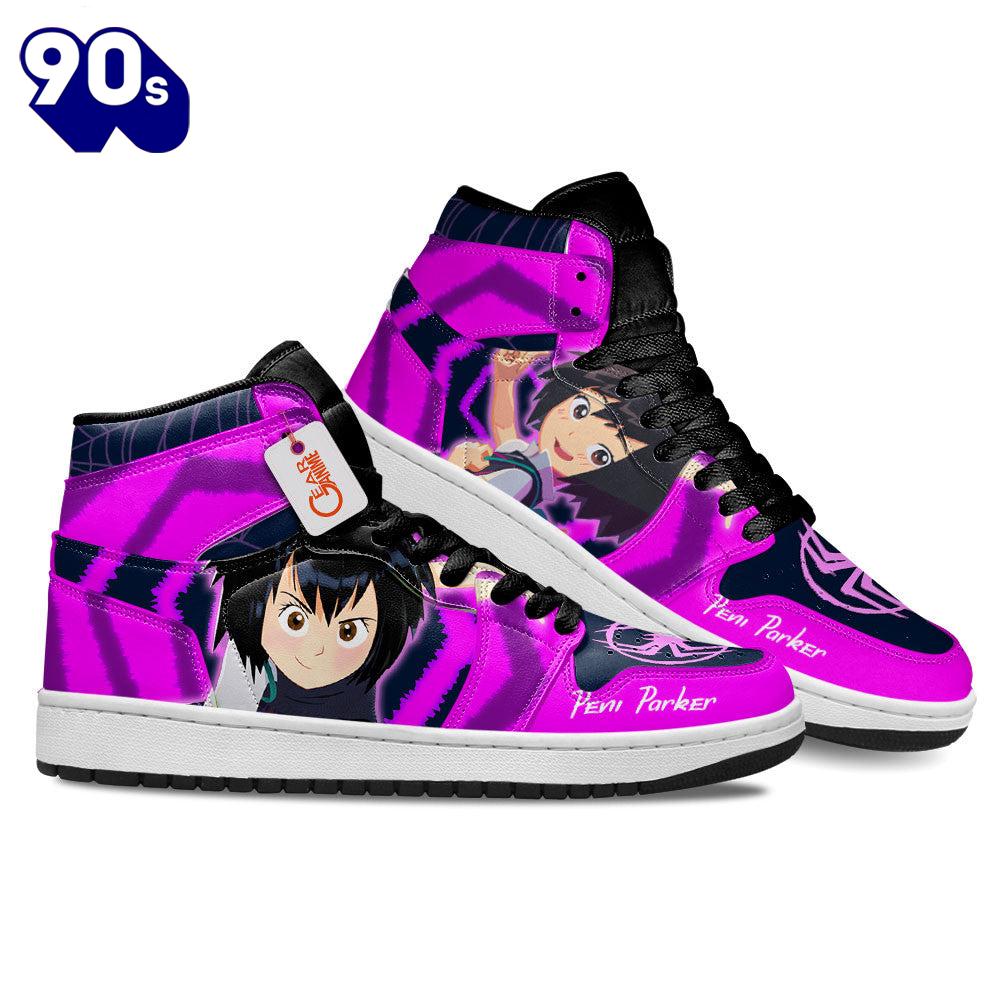 Peni Parker J1 Sneakers Custom For Fans Peni Parker J1 Sneakers Custom For Fans