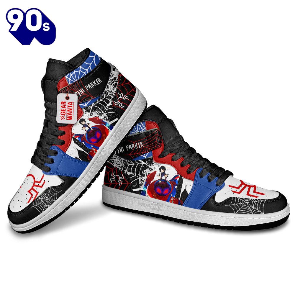 Peni Parker Spider-Verse J1 Shoes Custom Sneakers For Fans Peni Parker Spider-Verse J1 Shoes Custom Sneakers For Fans