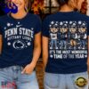 Penn State Nittany Lions 2026 NCAA Autumn Festive Cheer T Shirt , Trending NCAA 3D Tee