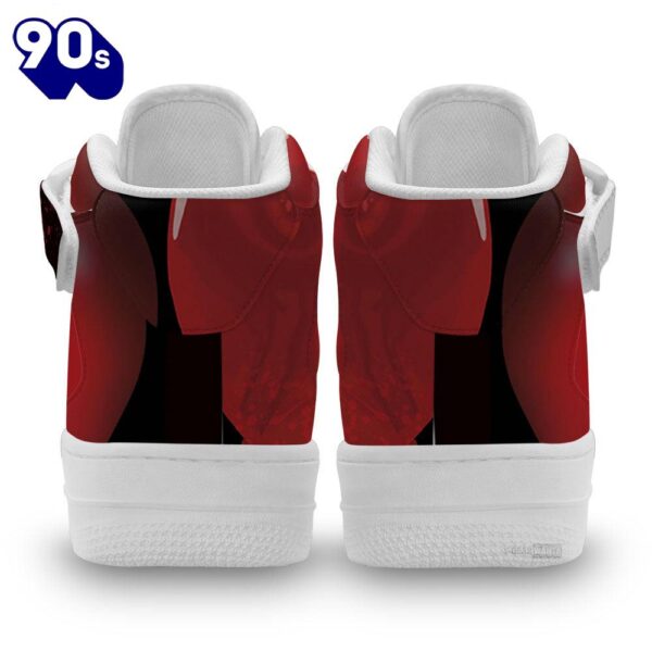 Pennywise IT Clown Shoes Custom High Top Air Force Shoes Sneakers Horror Fans