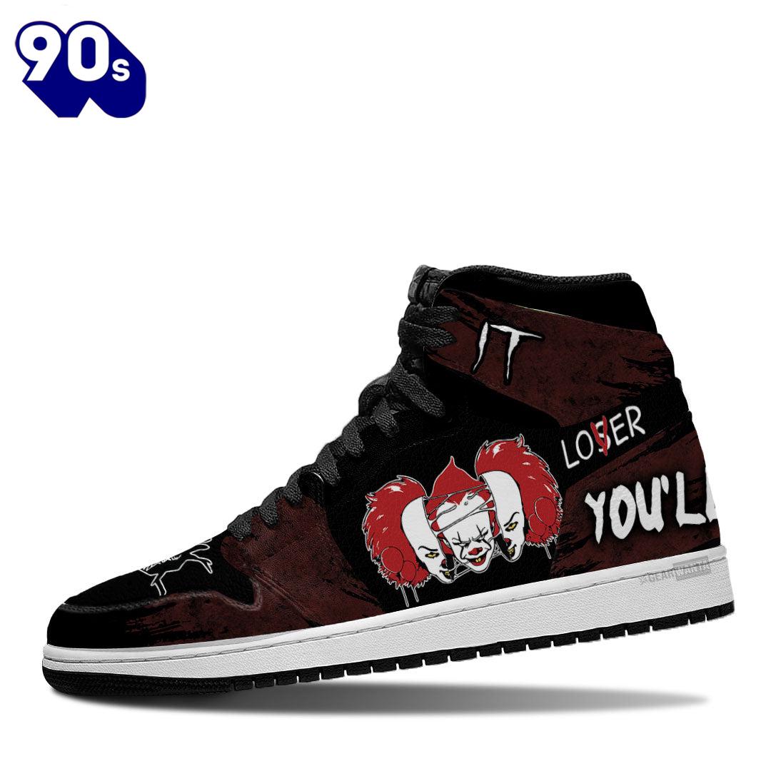 Pennywise IT Shoes Custom Horror Face Sneakers Pennywise IT Shoes Custom Horror Face Sneakers