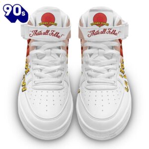 Pepe Le Pew High Top Air Force Shoes Custom Looney Tunes Sneakers