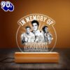 Personalised Elvis Presley Night Light Plaque Engraved With L.E.D Base Gift Xmas