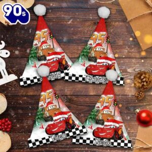 Personalize Cars Christmas Santa Hat,…