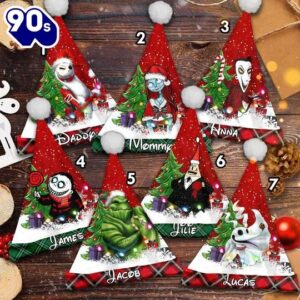 Personalize Horror Christmas Santa Hat,…