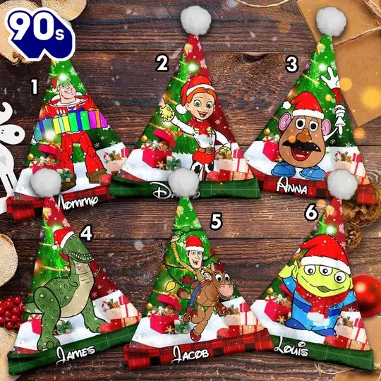 Personalize Toy Story Characters Christmas Santa Hat