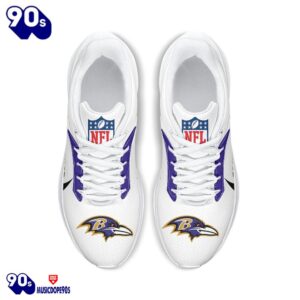 Personalized Baltimore Ravens Nike Running Sneakers 2 Personalized Baltimore Ravens Nike Running Sneakers