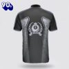Personalized Billiard Pattern Grey Black Billiard Jerseys Shirt Gift Xmas