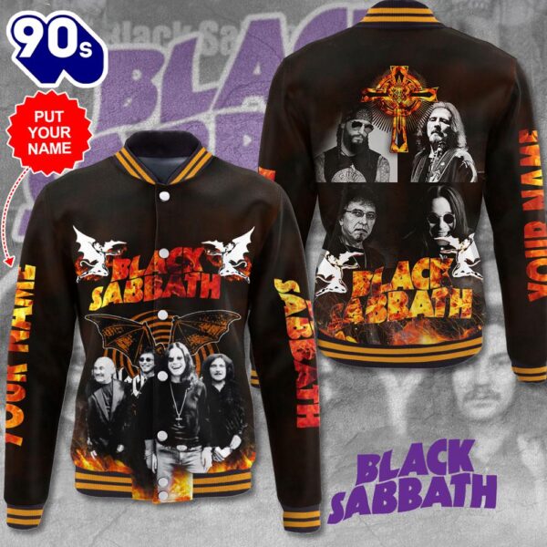 Personalized Black Sabbath New Trend Baseball Jacket