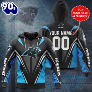 Personalized Carolina Panthers 3D Hoodie