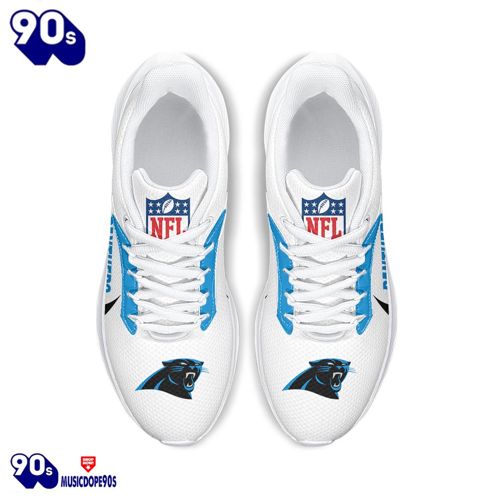 Personalized Carolina Panthers Nike Running Sneakers Personalized Carolina Panthers Nike Running Sneakers