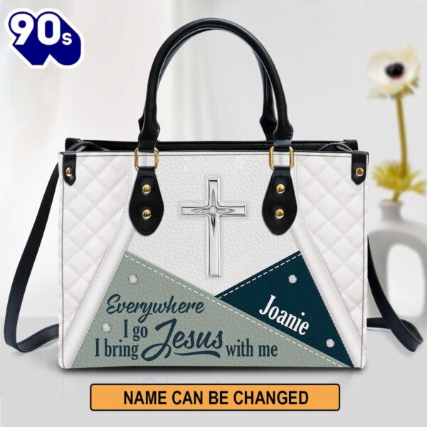 Personalized Christian Butterfly Leather Handbag , Christian Bags  Gift For Women Christmas