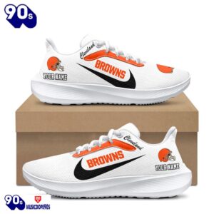 Personalized Cleveland Browns Nike Running Sneakers 2 Personalized Cleveland Browns Nike Running Sneakers