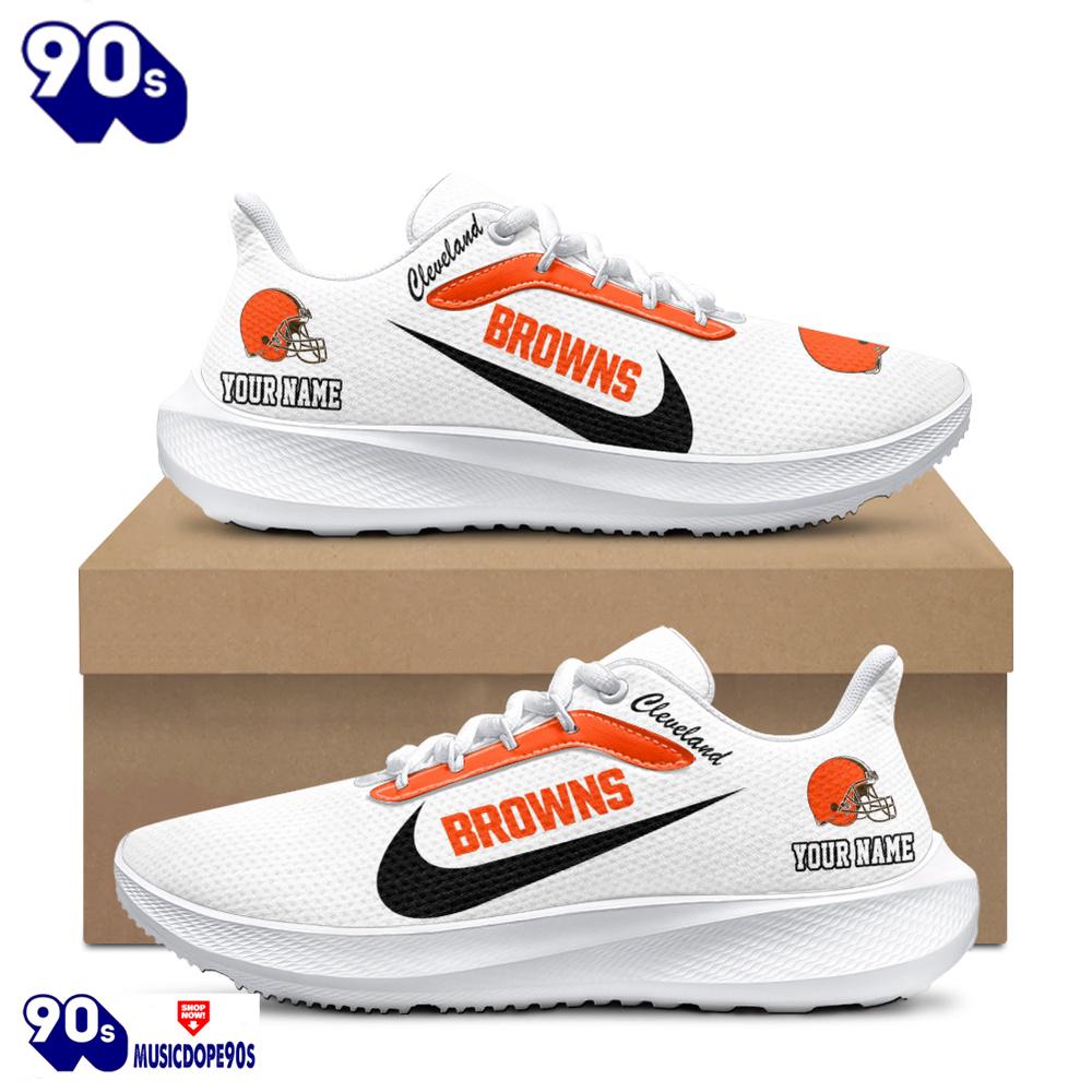 Personalized Cleveland Browns Nike Running Sneakers Personalized Cleveland Browns Nike Running Sneakers
