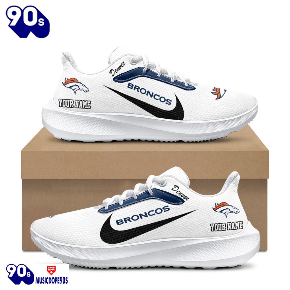 Personalized Denver Broncos Nike Running Sneakers Personalized Denver Broncos Nike Running Sneakers
