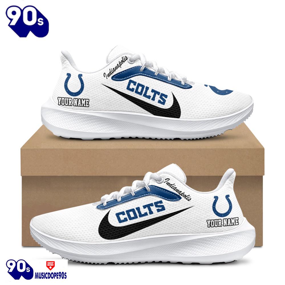 Personalized Indianapolis Colts Nike Running Sneakers Personalized Indianapolis Colts Nike Running Sneakers