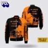 Personalized Ironworker In Jesus Name I Work Bomber Jacket For Men Women