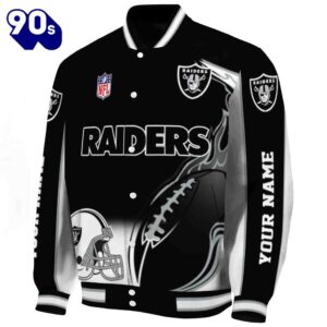 Personalized Las Vegas Raiders Flaming…