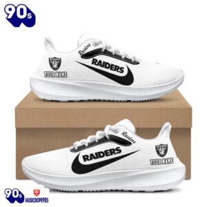 Personalized Las Vegas Raiders Nike Running Sneakers 1 Personalized Las Vegas Raiders Nike Running Sneakers