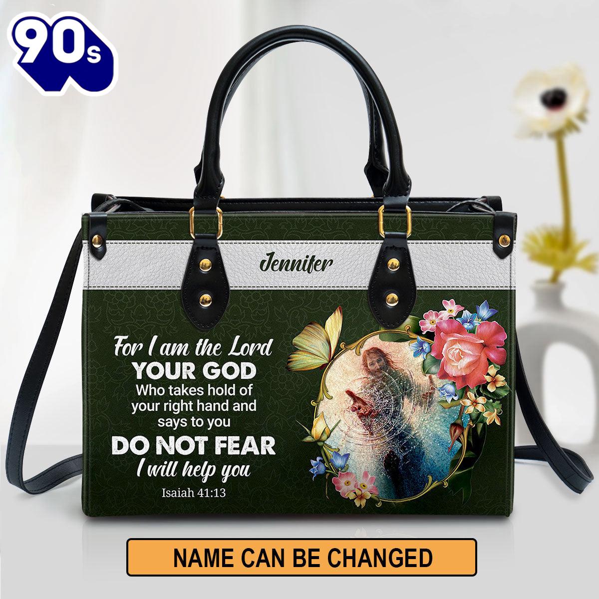 Personalized Leather Bag For Women - I Will Help You Leather Bag Leather Bag , Christian Bags Gift For Women Christmas Personalized Leather Bag For Women - I Will Help You Leather Bag Leather Bag , Christian Bags Gift For Women Christmas