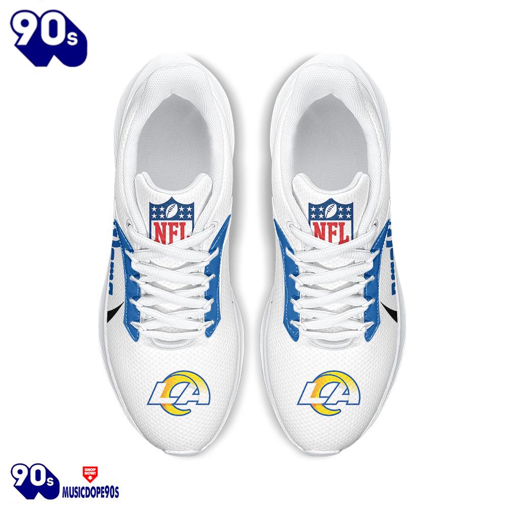 Personalized Los Angeles Rams Nike Running Sneakers Personalized Los Angeles Rams Nike Running Sneakers