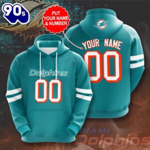 Personalized Miami Dolphins 3D Hoodie