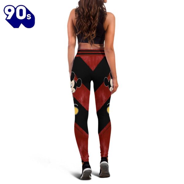 Personalized Mickey Mouse Pattern Hoodie And Leggings Set
