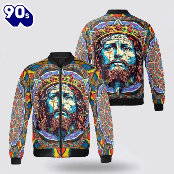Personalized Name Christian Jesus Christ Bomber Jacket For Men Women