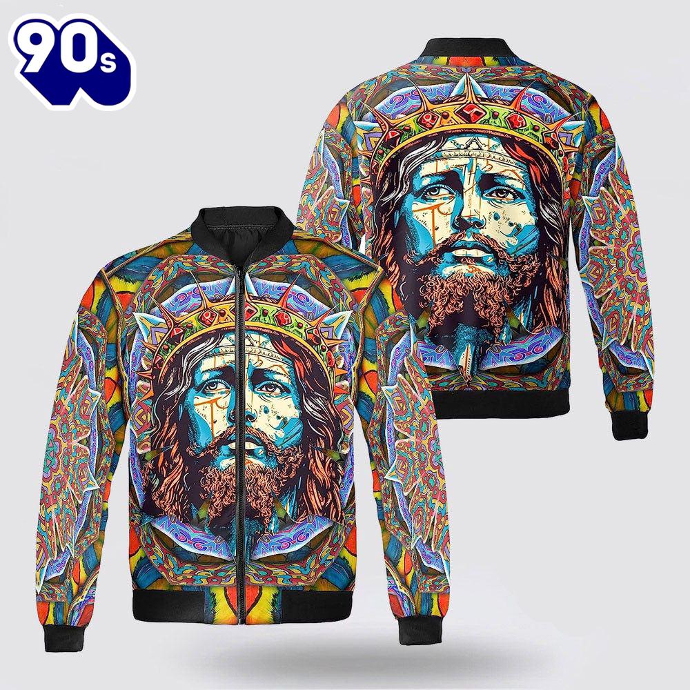 Personalized Name Christian Jesus Christ Bomber Jacket For Men Women Personalized Name Christian Jesus Christ Bomber Jacket For Men Women