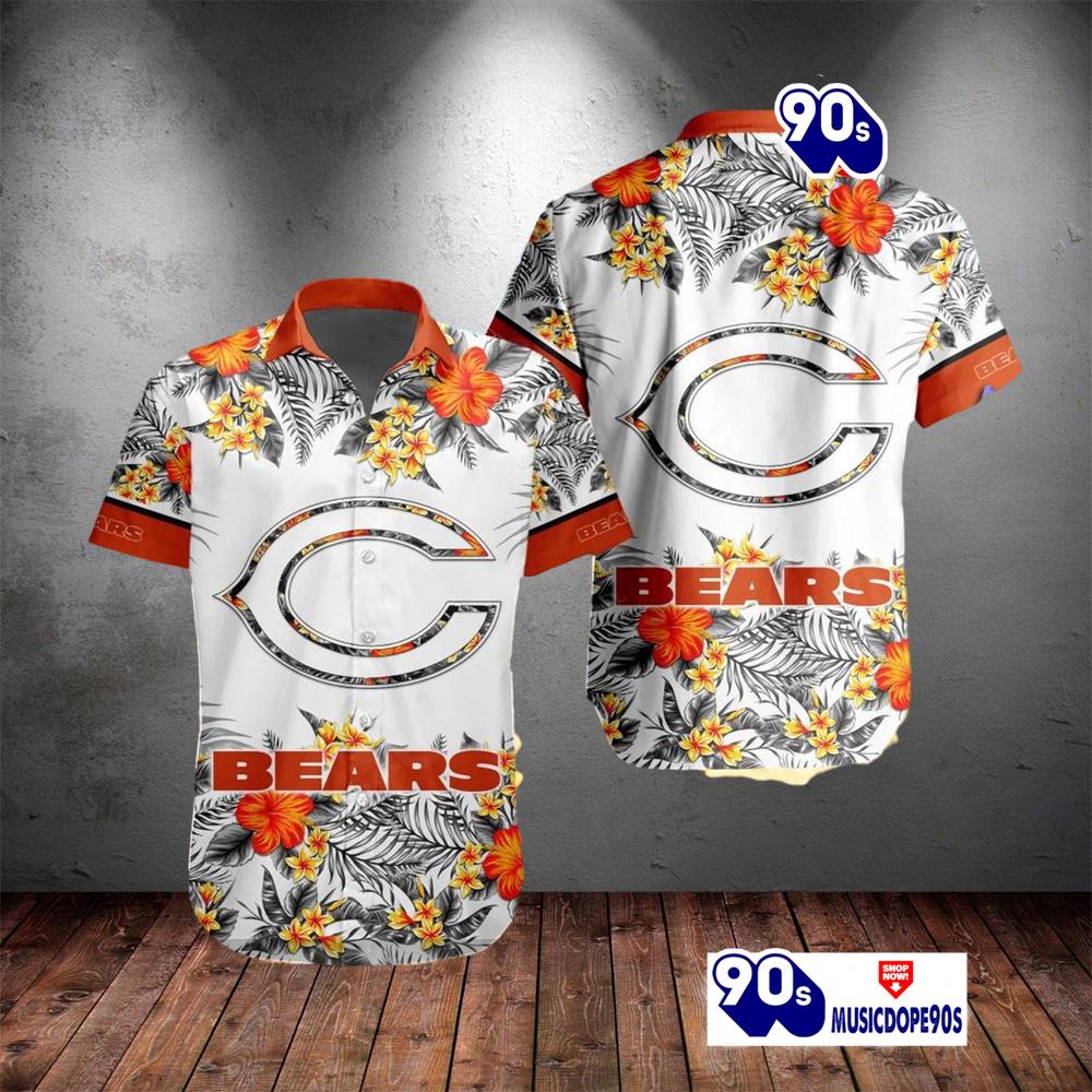 Personalized Name NFL Chicago Bears Special New Summer NFL Teams Hawaiian Shirt Personalized Name NFL Chicago Bears Special New Summer NFL Teams Hawaiian Shirt